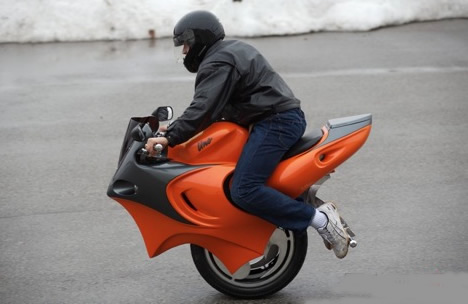 enhjulig motorcykel