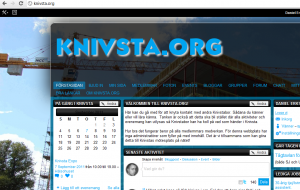 skärmdump från knivsta.org